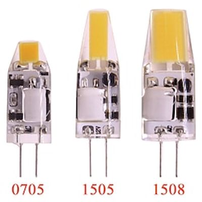 No Flicker Led G4 Bulb Bi-Pin Base 3000K Warm White/6000K White Light Bulb1.5W/2W/3W G4 Bulb for Under Cabinet Light Ceiling Lights RV Boats Outdoor Landscape Lighting (5 PCS) miniinthebox