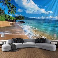 Beach Island Hanging Tapestry Wall Art Large Tapestry Mural Decor Photograph Backdrop Blanket Curtain Home Bedroom Living Room Decoration Lightinthebox