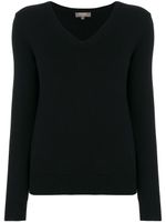 N.Peal cashmere V-neck jumper - Black