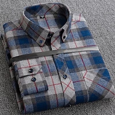 Men's Shirt Button Up Shirt Casual Shirt Plaid Shirt Overshirt Red Blue Brown Long Sleeve Plaid Check Lapel Fall Winter Outdoor Daily Wear Clothing Apparel Front Pocket Lightinthebox Men's Shirt Button Up Shirt Casual Shirt Plaid Shirt Overshirt Red Blue Brown Long Sleeve Plaid Check Lapel Fall Winter Outdoor Daily Wear Clothing Apparel Front Pocket Lightinthebox
