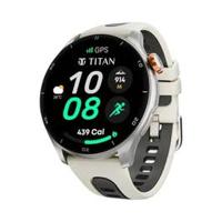 Titan Celestor Advanced GPS & Barometer 3.6 CM AMOLED Display with AOD, Pizoelectric Functional Crown Moonlight Edition Smart Watch, Multi Titan90206AP03CelestorTBG