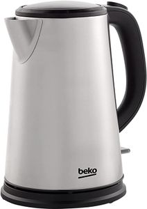 Beko WKM6226I Stainless Steel Water Kettle, 1.7 L Capacity, 2200 Watts, Auto Off, 360 Degree Rotation