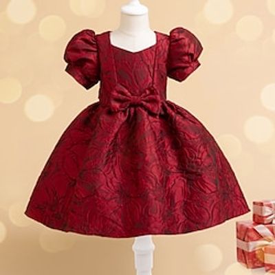 Kids Girls' Party Dress Solid Color Short Sleeve Formal Performance Special Occasion Elegant Princess Beautiful Cotton Polyester Midi Party Dress Spring Fall Winter 3-10 Years Wine Red Dark Green Lightinthebox Kids Girls' Party Dress Solid Color Short Sleeve Formal Performance Special Occasion Elegant Princess Beautiful Cotton Polyester Midi Party Dress Spring Fall Winter 3-10 Years Wine Red Dark Green Lightinthebox