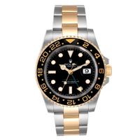 Gmt Master Ii Yellow Gold Steel Mens Watch 116713 Box Papers - thumbnail