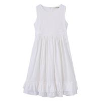 Girls A Line Ruffles at Bottom Long Dress - thumbnail