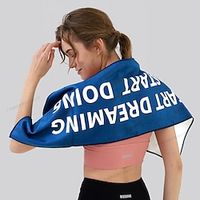 Customized Logo for Printed Fitness Sports Towels, Sweat Absorbing Sports Towels, Customized Sweat Wiping Basketball Printed Sports Towels Lightinthebox - thumbnail