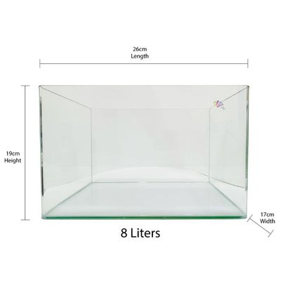 Aqua Viu Curved Glass Tanks - 26 X 17 X 19 Cm