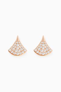 Divas' Dream Diamond Pavé Earrings in 18kt Rose Gold