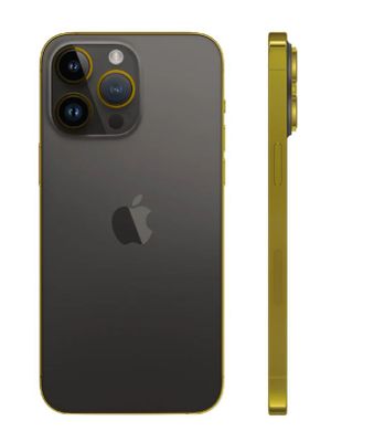 Craft Merlin Customized iphone 15 Pro Max 1TB Edge Of Gold Black Titanium Craft Merlin Customized iphone 15 Pro Max 1TB Edge Of Gold Black Titanium