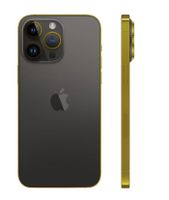 Craft Merlin Customized iphone 15 Pro Max 1TB Edge Of Gold Black Titanium - thumbnail
