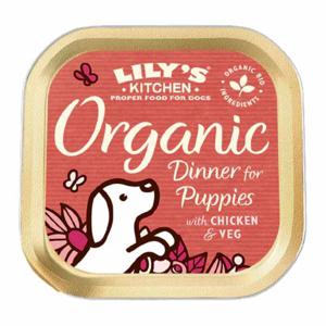 Lily's Kitchen Organic Dinner Wet Puppy Food Box 11X150G