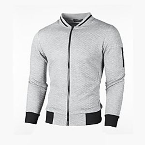 Men's Long Sleeve Running Jacket Jacket Top Athletic Athleisure Moisture Wicking Breathable Soft Fitness Gym Workout Running Training Exercise Sportswear Solid Colored Normal Burgundy Dark Gray Gray Lightinthebox