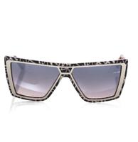 Frankie Morello Chic Zebra Pattern Square Sunglasses (FR-22067)