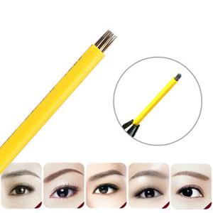 Disposable Makeup Eyebrow Tattoo Microblading 3D Eyebrow 17 Fog Round Needles