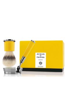 Yellow Razor and Brush
