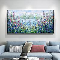 Mintura Handmade Colorful Flower Oil Paintings On Canvas Large Wall Art Decoration Modern Abstract Texture Landscape Pictures For Home Decor Rolled Frameless Unstretched Painting Lightinthebox