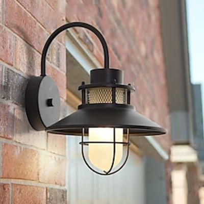 LED Wall Sconce Lighting Fixture IP65 Waterproof Rustproof Aluminum Glass Lantern Wall Lamp Lantern Courtyard Garden Balcony Villa Decorative Lights 110-240V miniinthebox