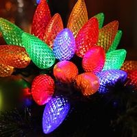 C9 Christmas Lights 2550100FT Color Changing Group Control Outdoor String Lights, Preset Modes Music Timer Waterproof Extendable for Holiday Xmas Tree Garden Decoration Lightinthebox - thumbnail