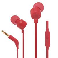 JBL T110 Wired in-Ear Headphone , Red Color - thumbnail