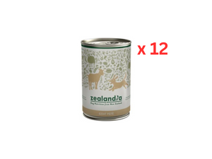 Zealandia Dog Wet Food Goat Pate 385 gmx12