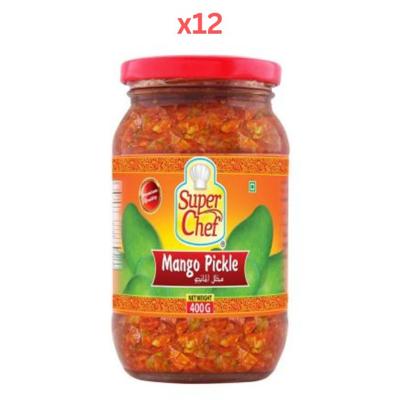 Super Chef Mango Pickle 400Gm (Pack Of 12)