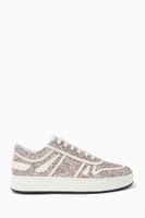 Mochi Hawaii/ F Lace-up Sneakers in Glow-in-the-Dark Glitter Mochi Hawaii/ F Lace-up Sneakers in Glow-in-the-Dark Glitter