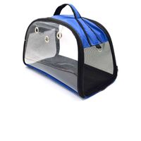 Cado Pet Transparent Sports Pet Carrying Bag For Cat & Dog - Blue