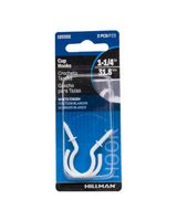 Hillman 1.25 inch White Cup Hook Pack of 2 Pieces