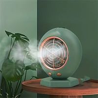 Mini USB Charging Air Conditioning Fan Air Circulation Fan Oval Water Cooling Mini Fan Air Cooler With 3-Speed Mute Mini Air Conditioner For Room Office Dorm Bedroom Lightinthebox - thumbnail