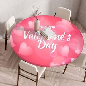 Valentine's Day Pattern Rectangular Tablecloth Water Resistance Antiwrinkle Spillproof Soft for Dining Room, Buffet Banquet Parties and Holiday Dinners Lightinthebox