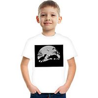 Kids Boys' T shirt Tee Short Sleeve Graphic Rainbow Children Tops Active 3-12 Years miniinthebox - thumbnail