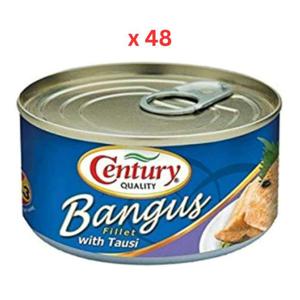 Century Bangus Fillet With Tausi - 184 Gm Pack Of 48 (UAE Delivery Only)