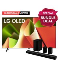 LG 65 Inch OLED B4 4K Smart TV | AI Magic remote Dolby Vision webOS24 | (2024 Model) | LG Soundbar| S75TR