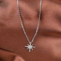 1PC Pendant Necklace For Women's Party Evening Gift Daily Alloy Drop Lucky Lightinthebox - thumbnail