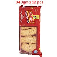 Mario Cake Rusk - 340 Gm Pack Of 12 (UAE Delivery Only)