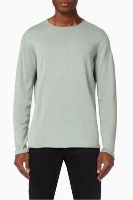 Karl Lagerfeld Sweater in Cotton Knit Karl Lagerfeld Sweater in Cotton Knit