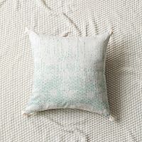Luxury Gradient Abstract Irregular Geometric Blue Printing Tassel Sofa Cushion Cover Outdoor Cushion Patio Throw Pillow Covers for Garden Farmhouse Bench Couch Lightinthebox - thumbnail
