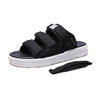Men's Sandals Slippers  Flip-Flops Crib Shoes Casual Daily Beach EVA(ethylene-vinyl acetate copolymer) Black White Summer miniinthebox - thumbnail