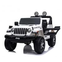 Jeep Kids Rubicorn 2 Seater Electric Car - White (12V) (UAE Delivery Only)