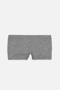 Kids Girls Seamless Boyshort Underwear  Heather Grey