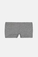 Kids Girls Seamless Boyshort Underwear  Heather Grey - thumbnail