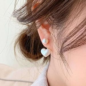 1 Pair Drop Earrings For Women's Party Evening Prom Date Alloy Classic Sweet Heart Lightinthebox