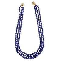 Sri Jagdamba Pearls Blue Sapphire Necklace Sets - JPJAN-20-301 Sri Jagdamba Pearls Blue Sapphire Necklace Sets - JPJAN-20-301