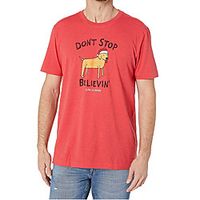 Men's Unisex Tees T shirt Hot Stamping Dog Graphic Prints Animal Plus Size Print Short Sleeve Casual Tops 100% Cotton Basic Designer Big and Tall Red miniinthebox - thumbnail