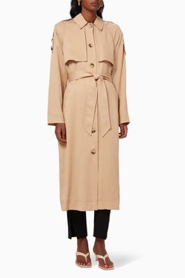 Brenna Trench Coat in Tencel™ Lyocell Brenna Trench Coat in Tencel™ Lyocell