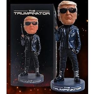 Trumpinator Bobblehead - I'll Be Back in 2024, Trumpinator Bobblehead Stands, Christmas Decor Xmas Gift miniinthebox