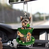 Amazon Hot Sale St. Patrick's Day Holiday Decoration Car Pendant Holiday Atmosphere Scene Layout Pendant miniinthebox - thumbnail