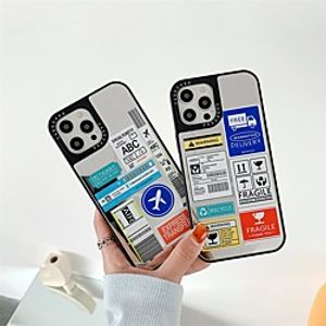 Phone Case For Apple Back Cover iPhone 12 Pro Max 11 SE 2020 X XR XS Max 8 7 6 Shockproof Dustproof Mirror Word  Phrase TPU Lightinthebox