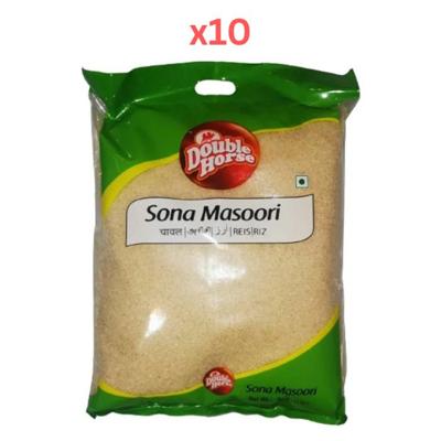 Double Horse Sona Masoori Rice 2kg Pack of 10