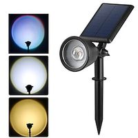 Outdoor Solar Spotlight Waterproof Garden Spotlights Solar Sunset Projection Lights Garden Lawn Park Terrace Landscape Decoration miniinthebox - thumbnail